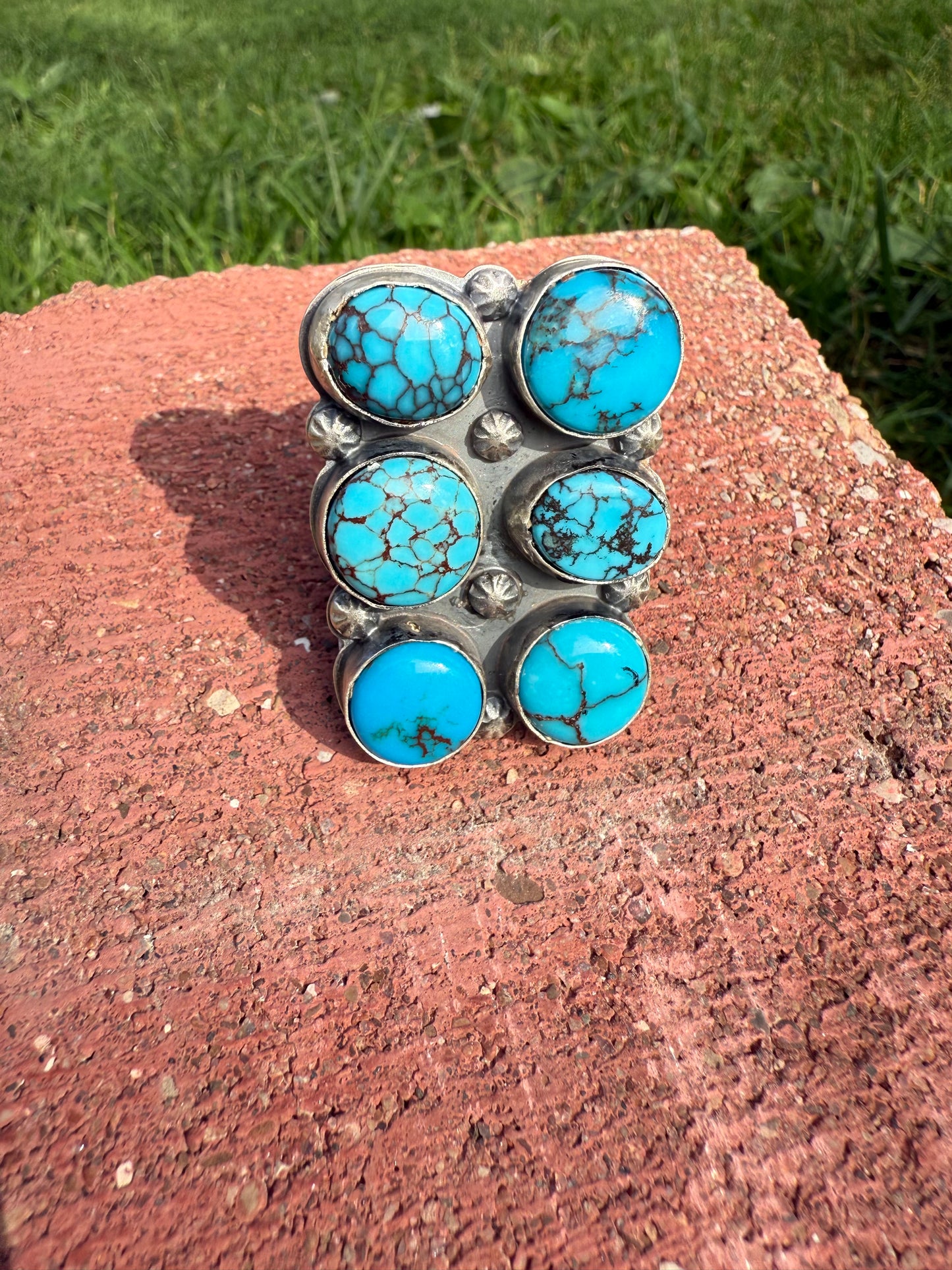 Egyptian Turquoise Adjustable Ring
