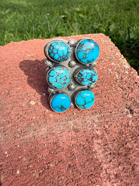 Egyptian Turquoise Adjustable Ring