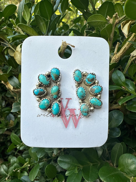 Kingman Half Cluster Earring