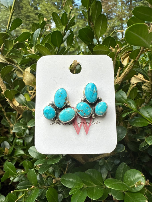Kingman Cluster Earrings