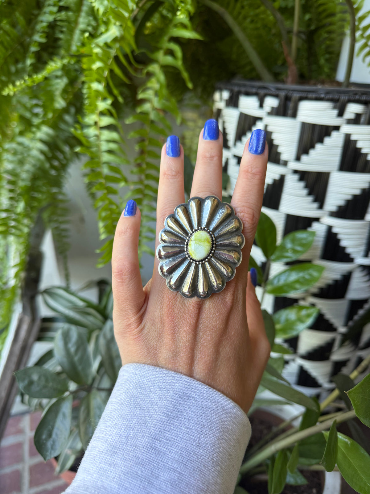 Ty Etsitty - Palomino Adjustable Concho Ring
