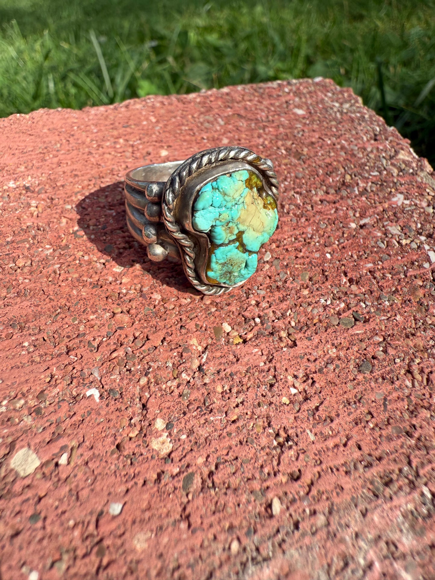 Vintage Natural Turquoise Ring