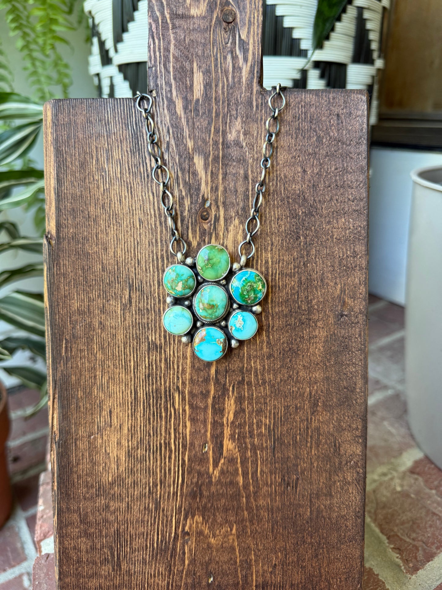 Sonoran Mountain Cluster Necklace