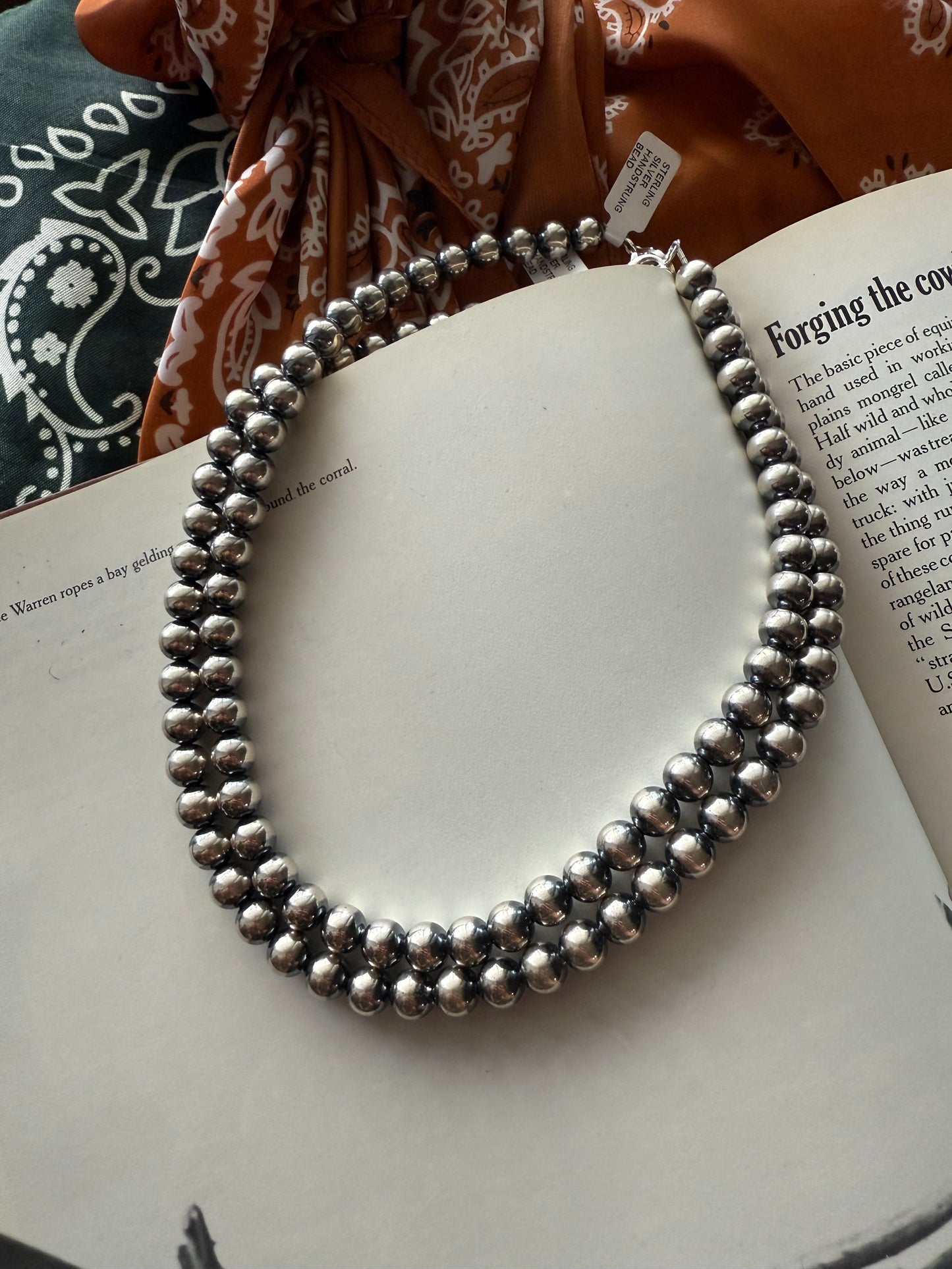 8mm 16” Machine Made Pearls