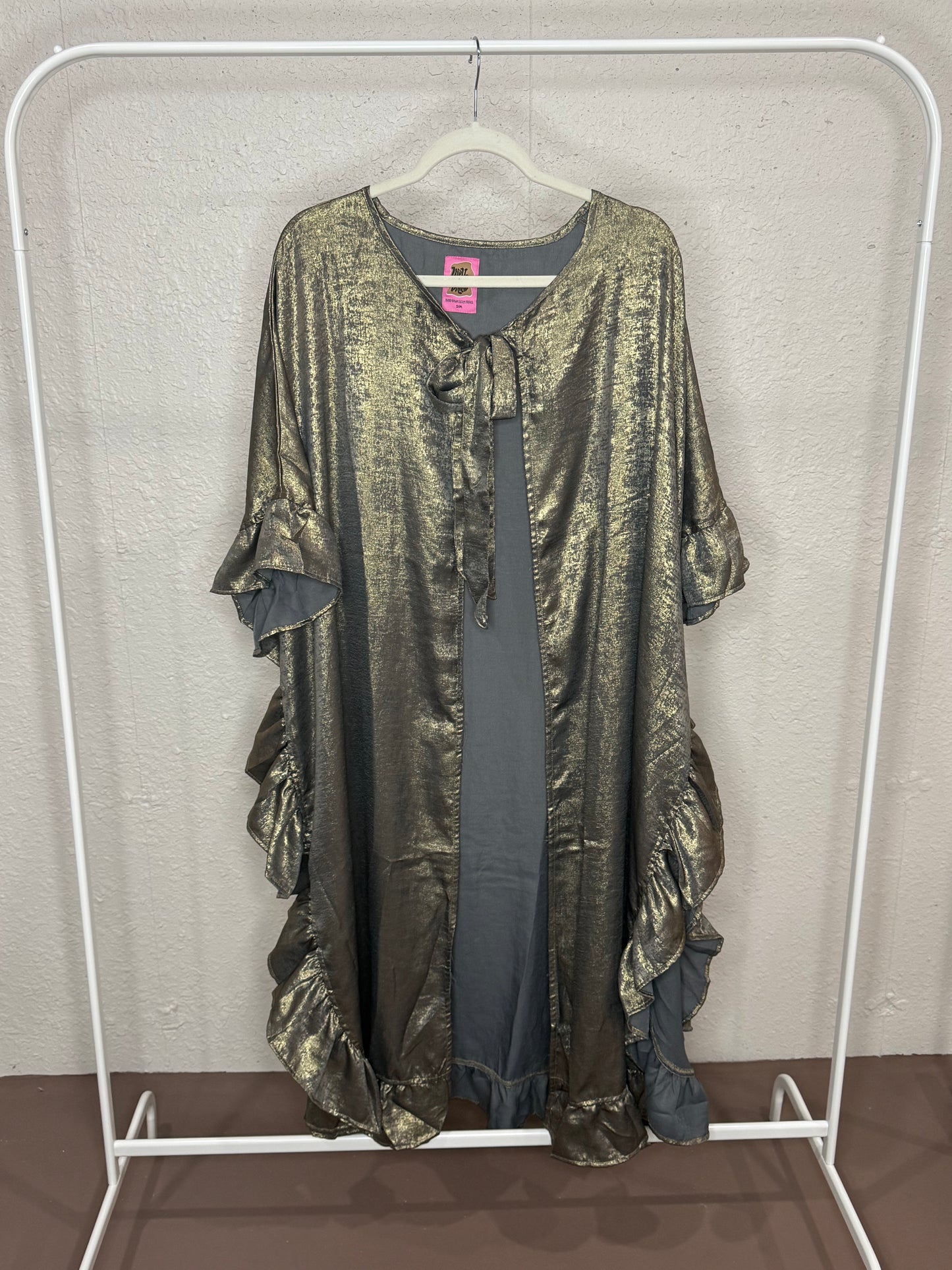 Gold Metallic Cape