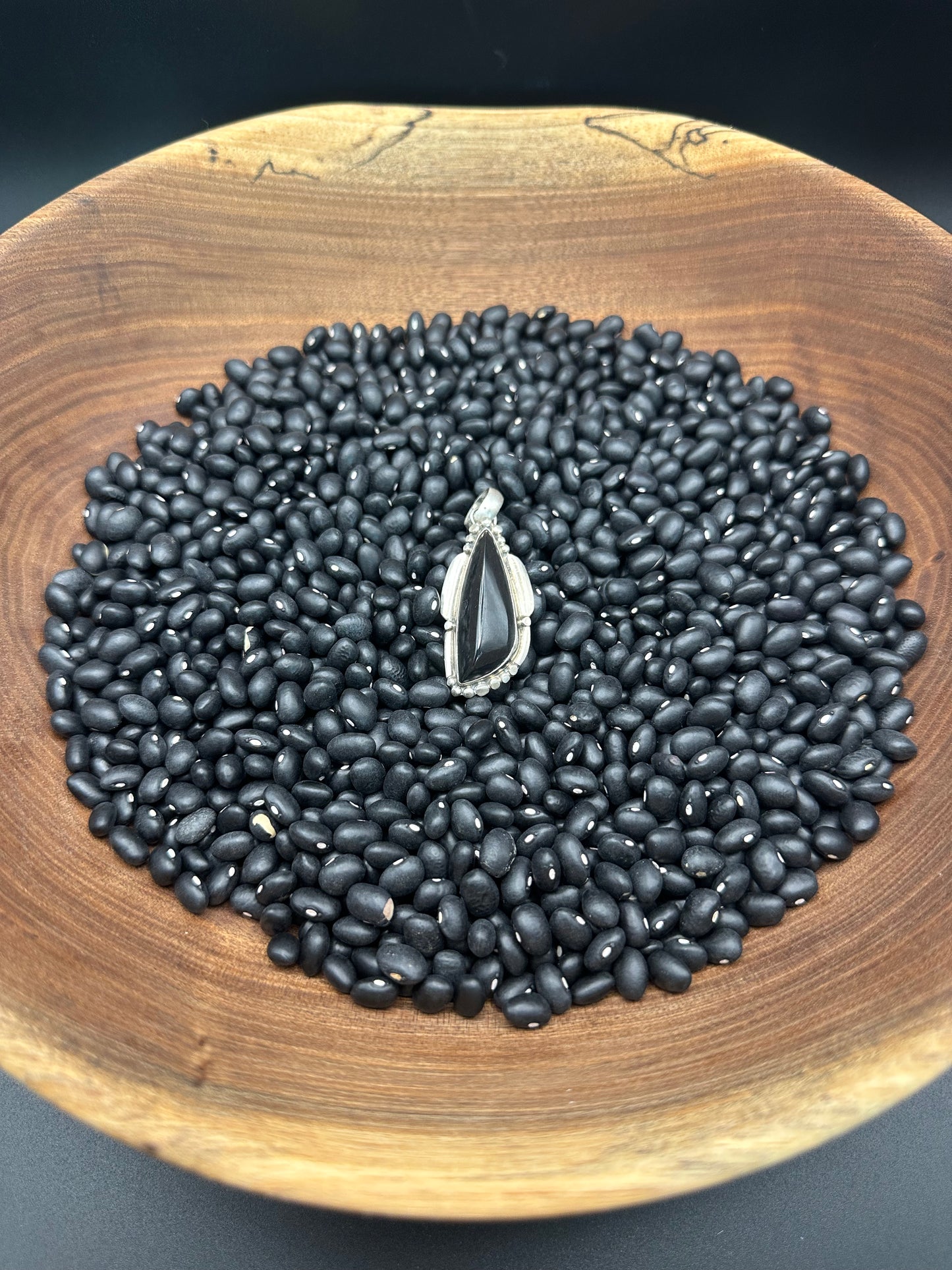 Navajo Black Onyx Pendant