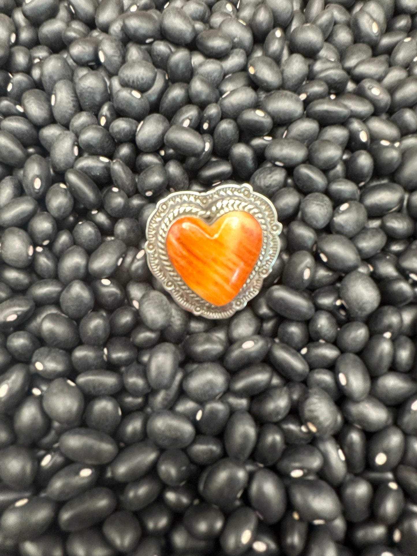 Spiny Oyster Heart Ring