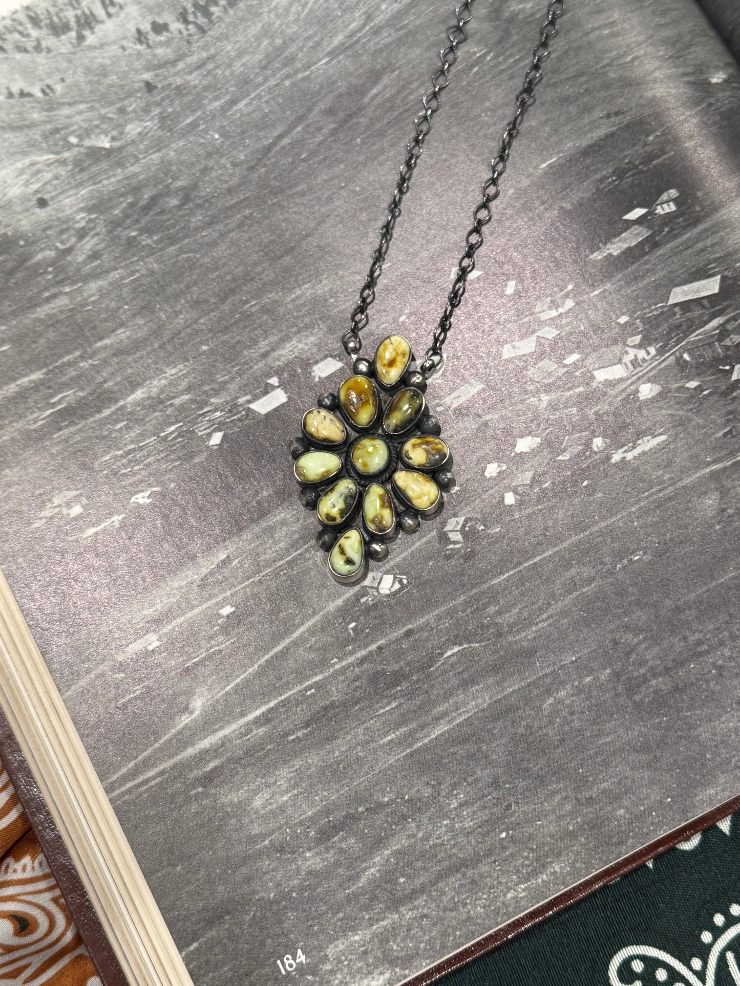 Palomino Cluster Necklace