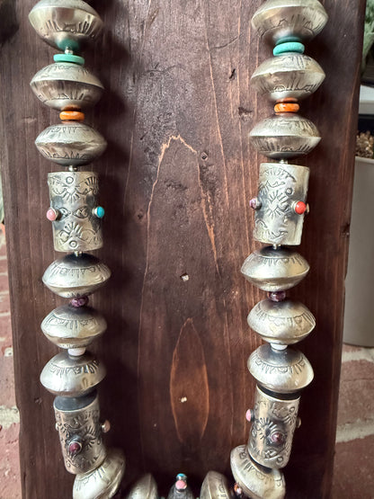 Sophia Becenti - Multicolor Navajo Pearls