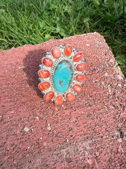 Red Spiny & Kingman Ring