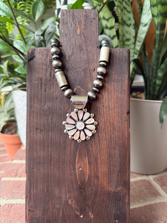 Tonya June Rafael - Pink Mother of Pearl Pendant