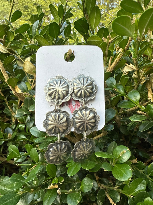 Concho Dangle Earrings
