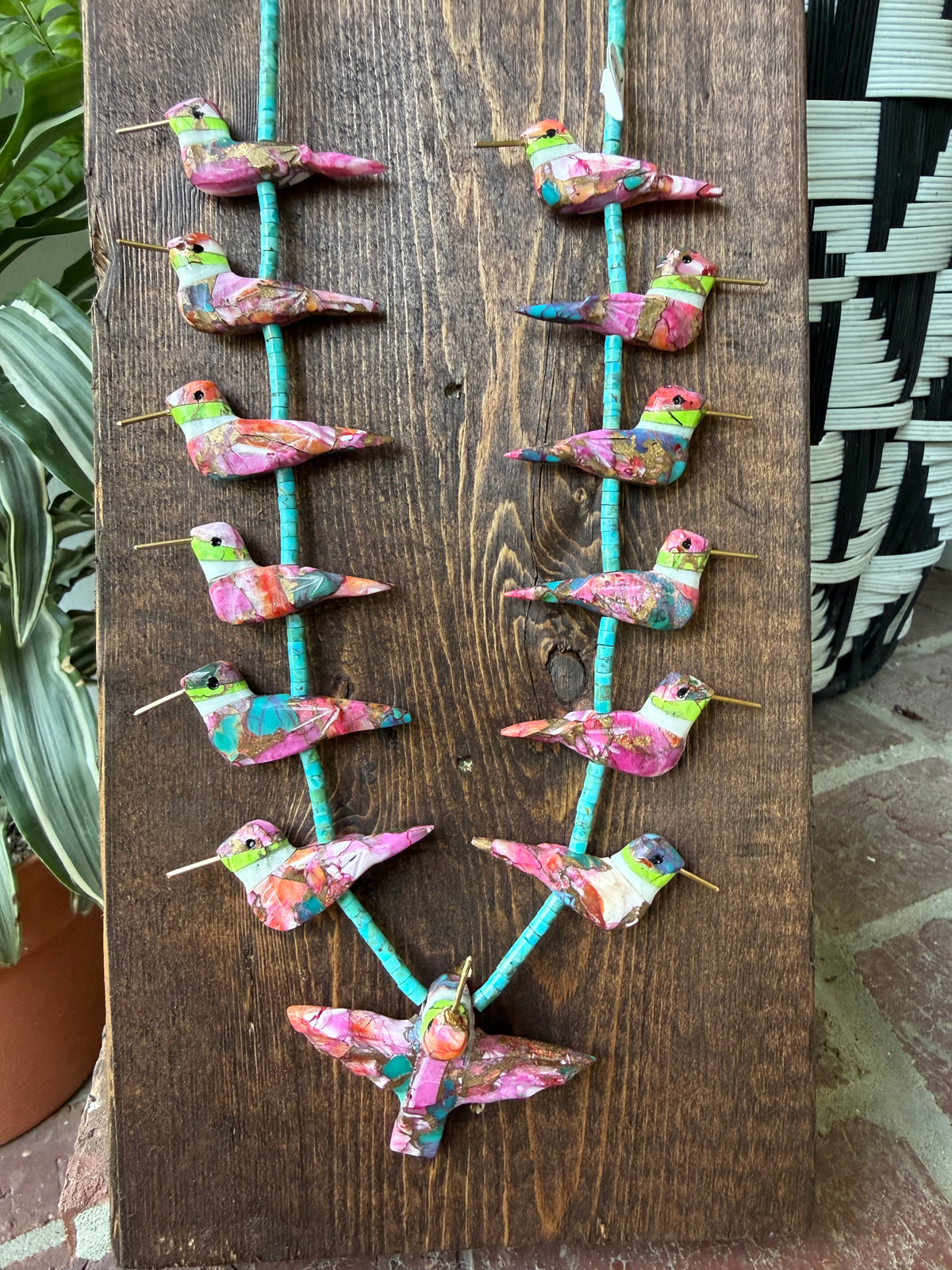 Hummingbird Fetish Necklace