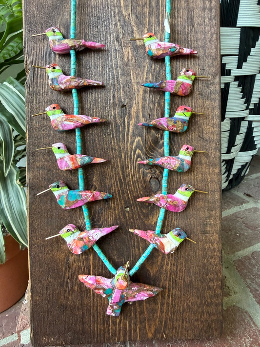 Hummingbird Fetish Necklace