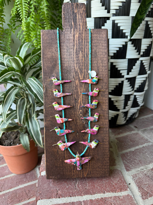 Hummingbird Fetish Necklace