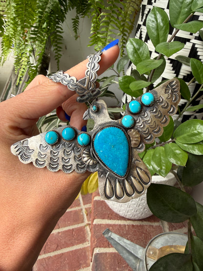 Richard Yazzie - Statement Thunderbird Pendant