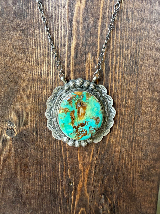 Tillie John - Royston Round Solitaire Necklace