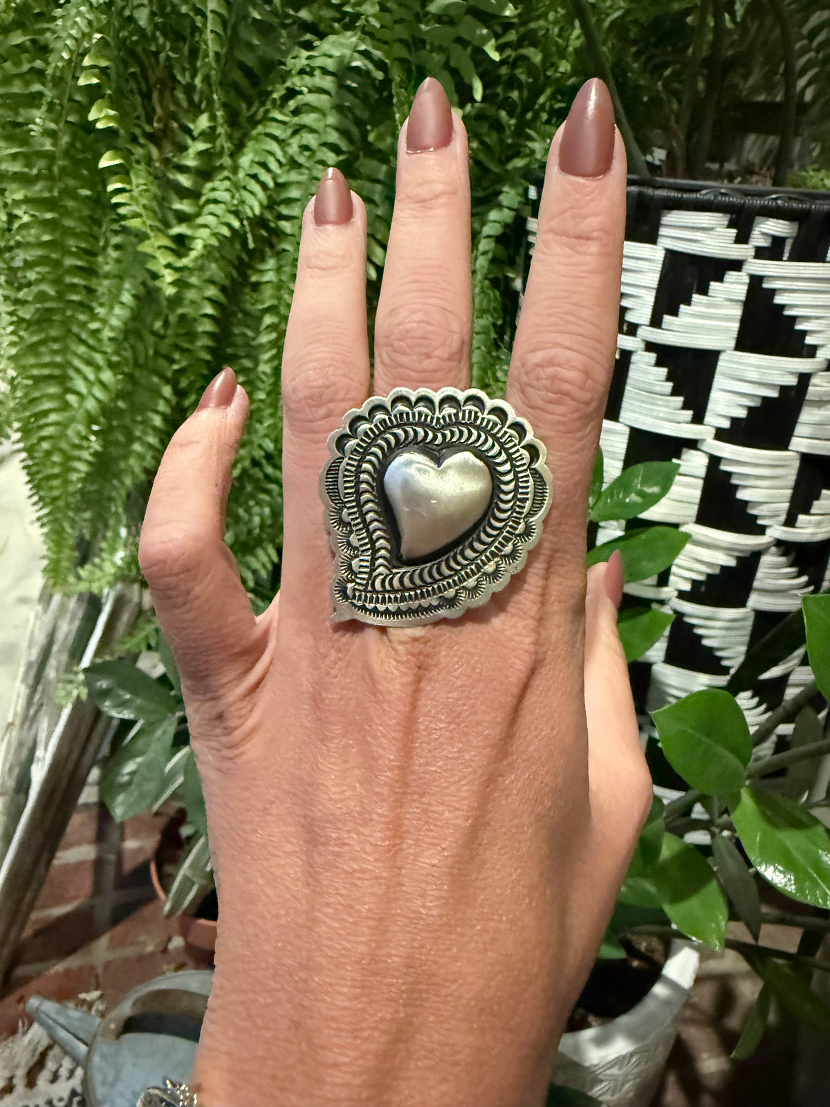 Lane Tahe - Adjustable Heart Rings