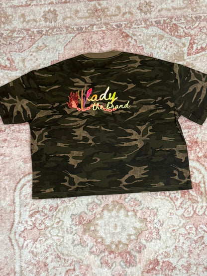 Lady The Brand - Camo Chopper Tee