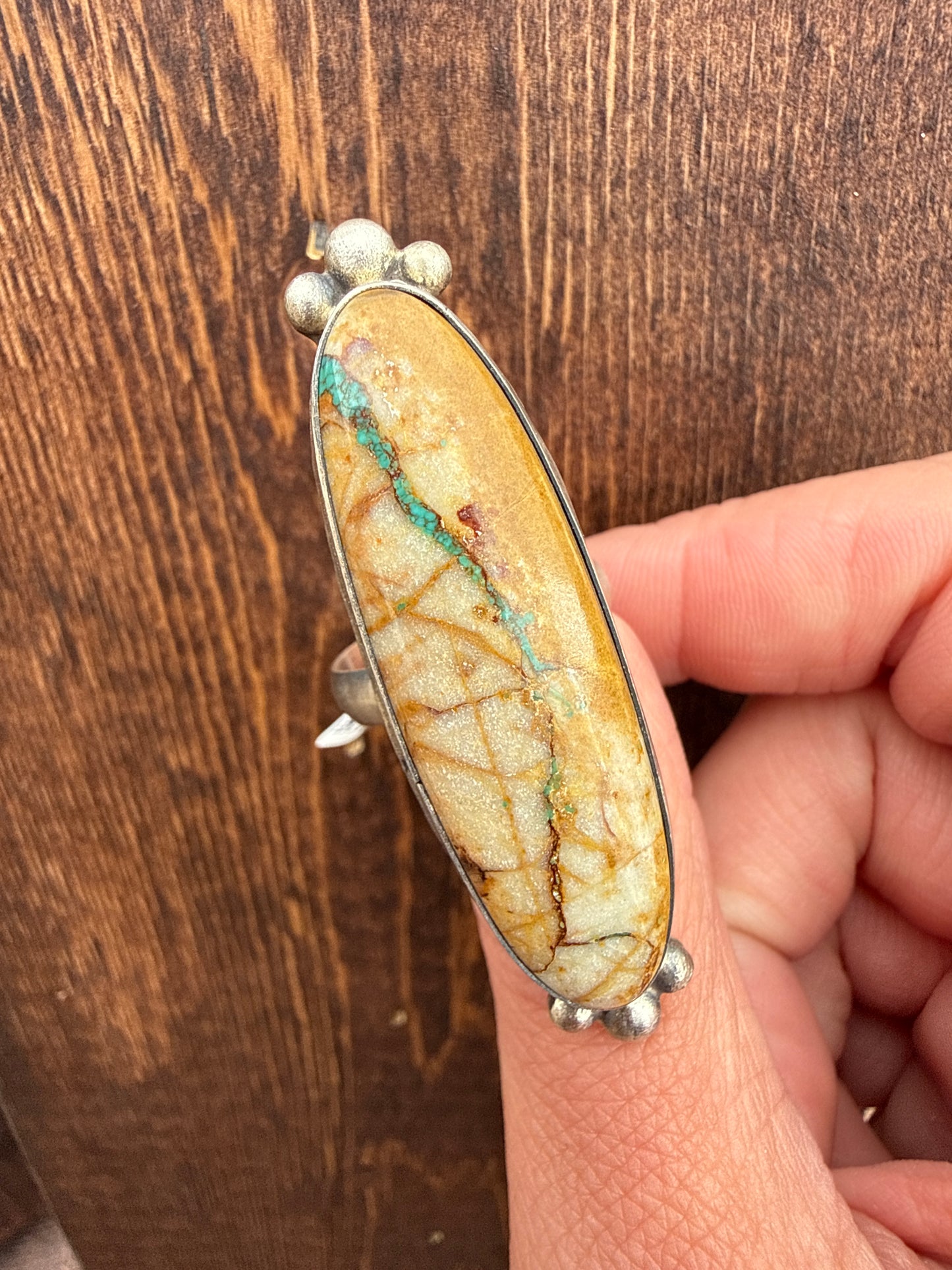 Boulder Turquoise Oval Ring
