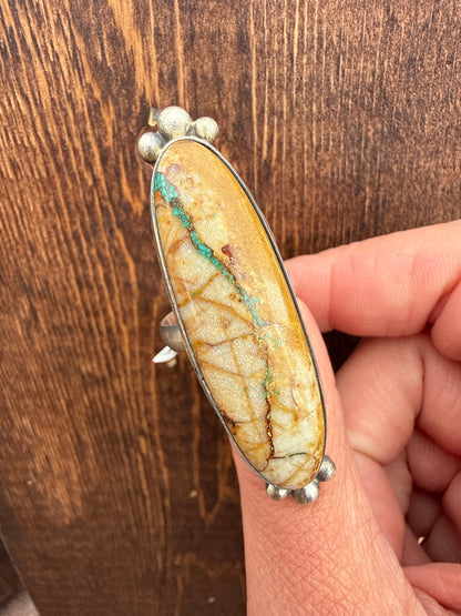 Boulder Turquoise Oval Ring