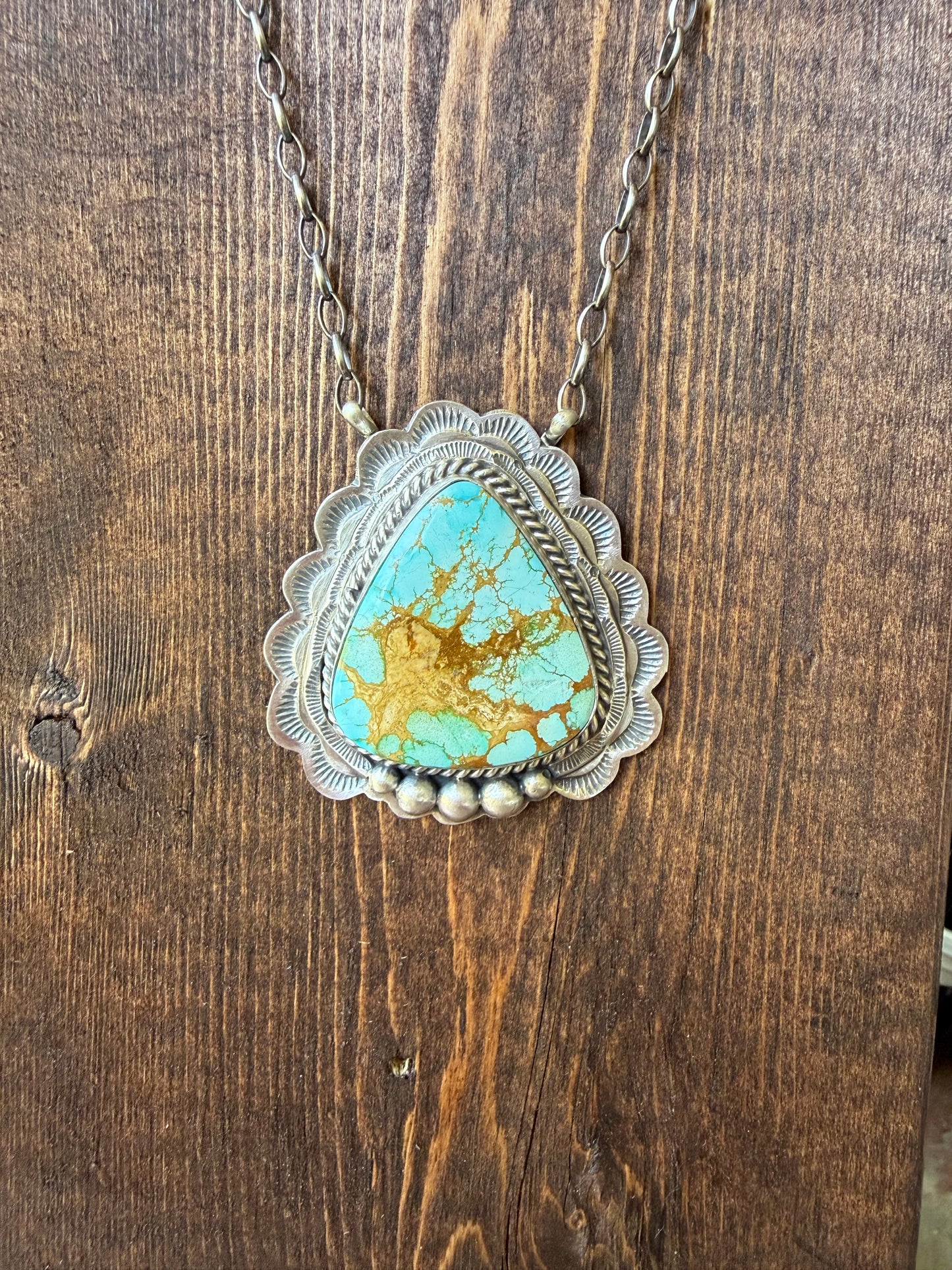 Tillie John - Mine 8 Triangle Solitaire Pendant