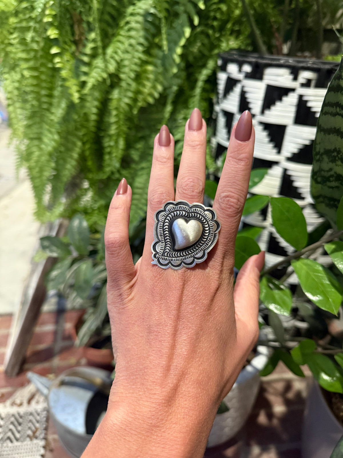 Lane Tahe - Adjustable Heart Rings