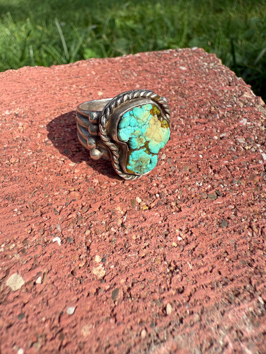 Vintage Natural Turquoise Ring