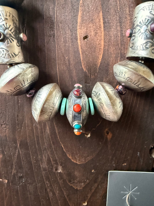 Sophia Becenti - Multicolor Navajo Pearls