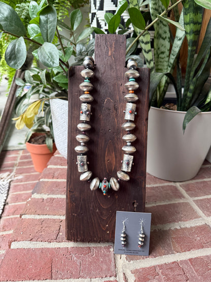 Sophia Becenti - Multicolor Navajo Pearls