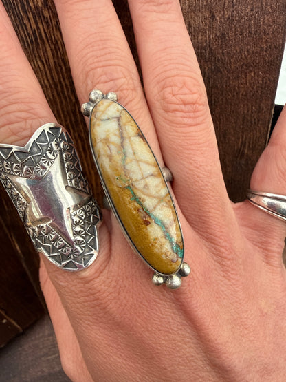 Boulder Turquoise Oval Ring
