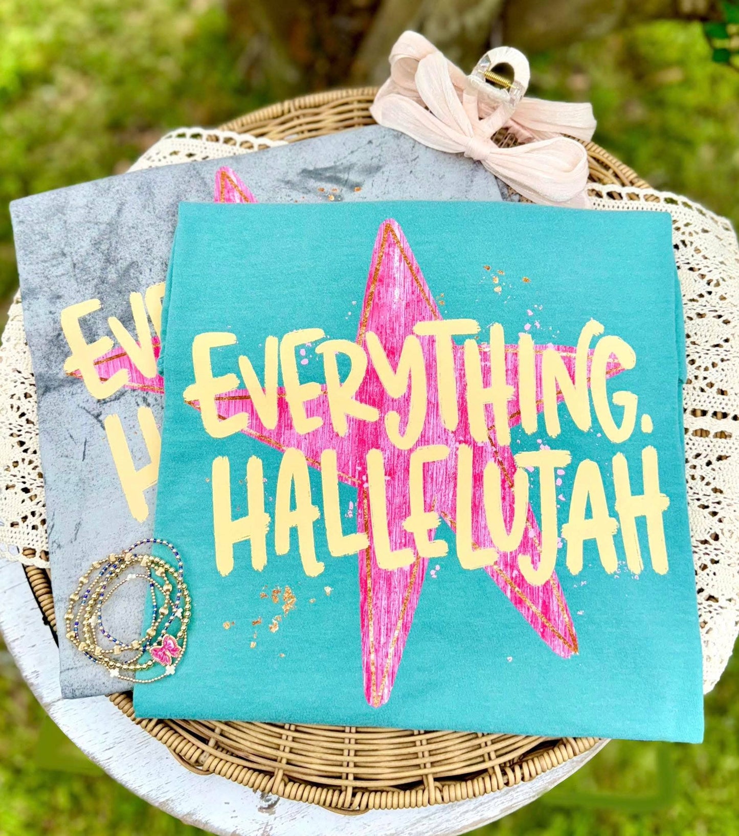 Everything, Hallelujah Tee (Seafoam)