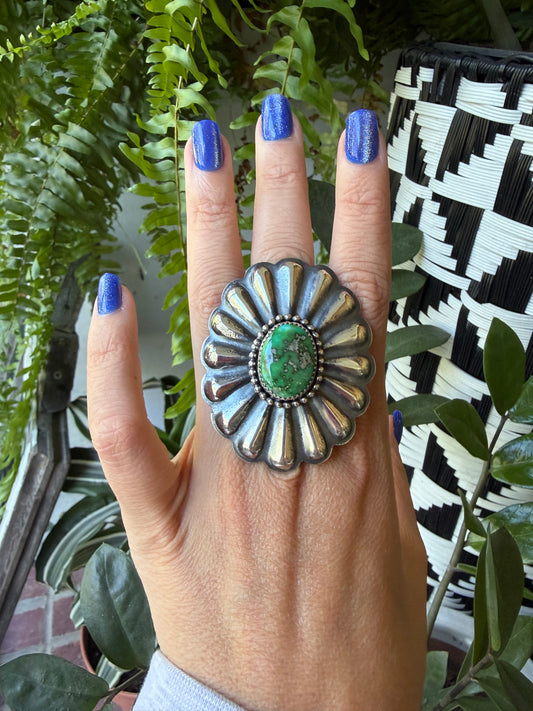Ty Etsitty - Sonoran Concho Adjustable Ring