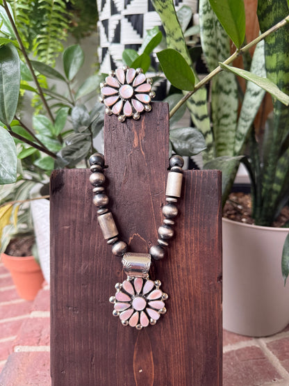 Tonya June Rafael - Pink Mother of Pearl Adjustable Ring