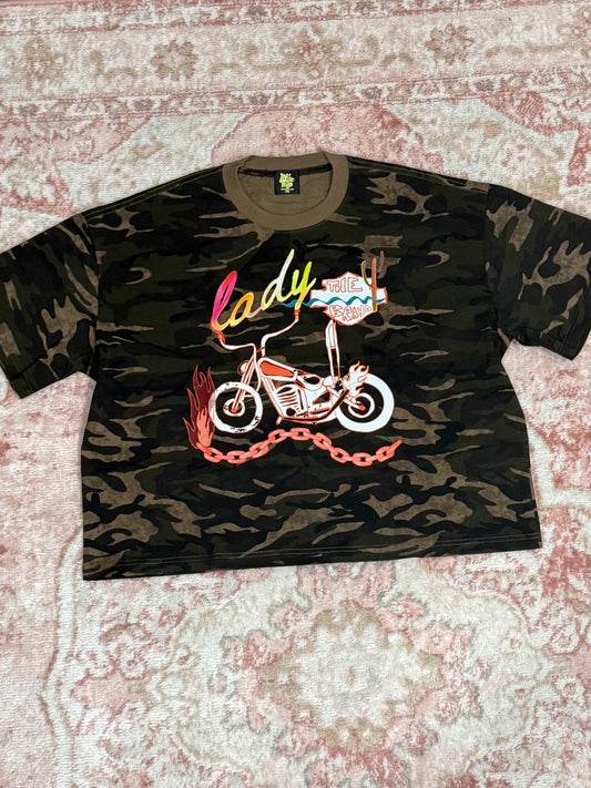 Lady The Brand - Camo Chopper Tee