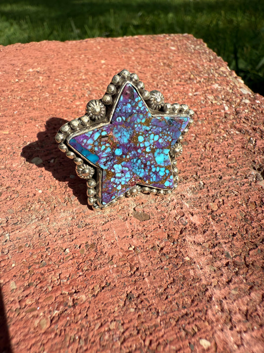 Purple Mojave Star Ring