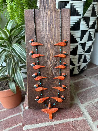 Cardinal Fetish Necklace