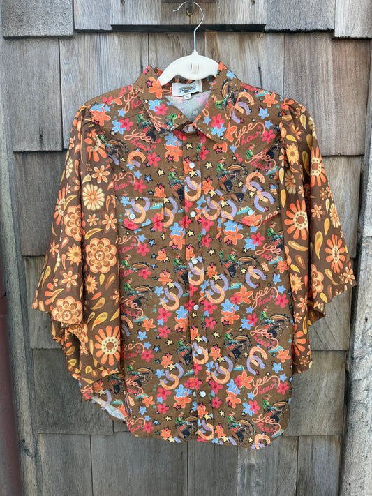 Retro Rodeo Queen Pearl Snap