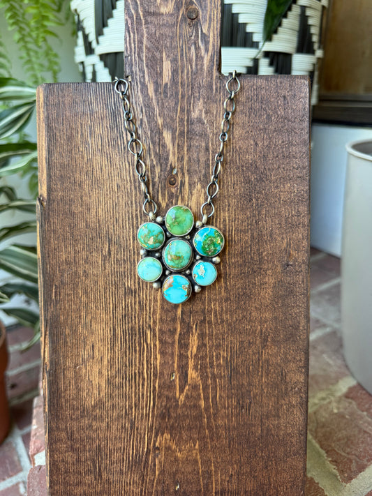 Sonoran Mountain Cluster Necklace