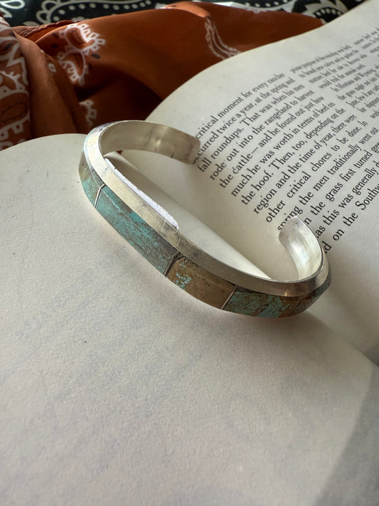 Turquoise Inlay Cuff