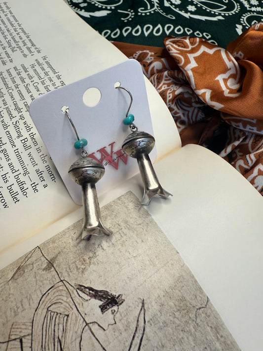 James McCabe Mercury Dime Blossom Earrings