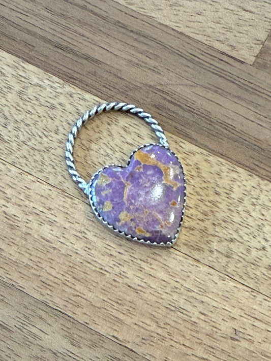Heartlock Pendant - Phosphosiderite