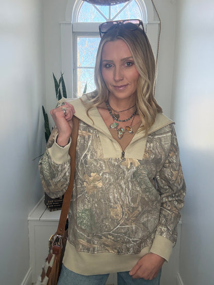 Camo Crush Quarter Zip