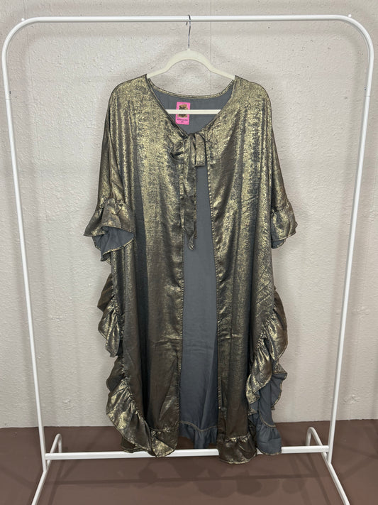 Gold Metallic Cape