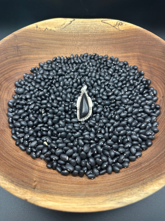 Navajo Black Onyx Pendant
