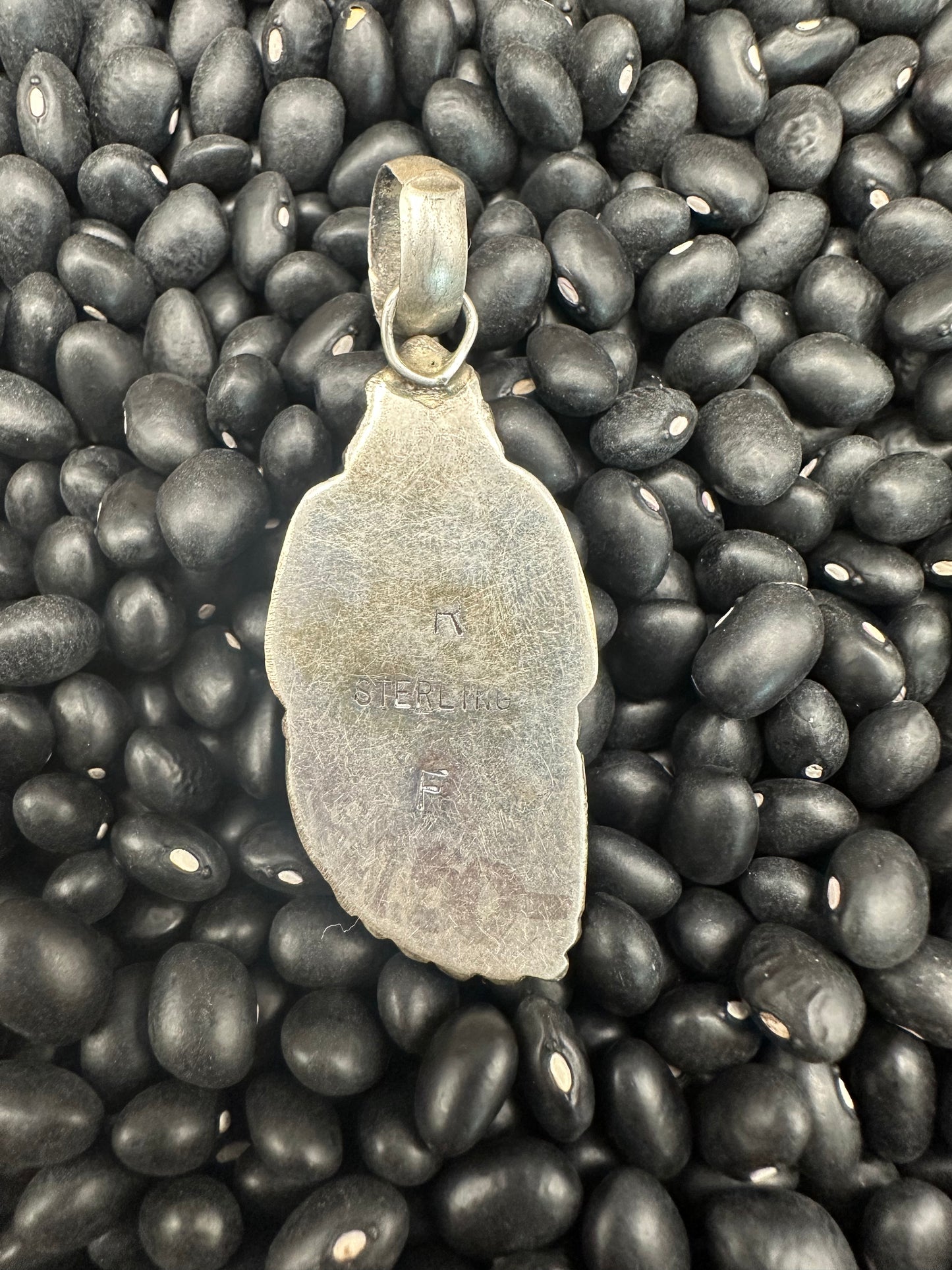 Navajo Black Onyx Pendant