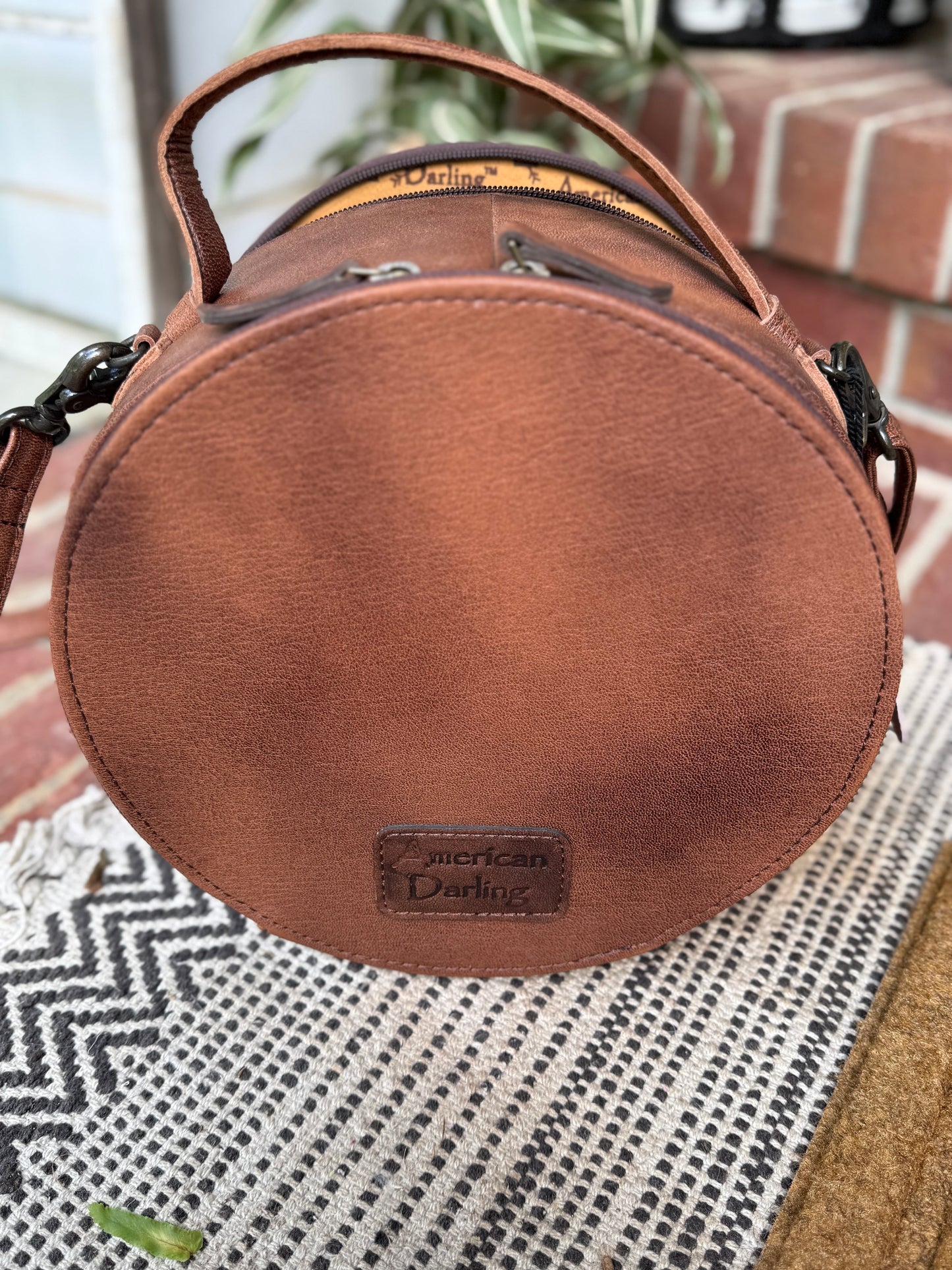 American Darling Headdress Round Bag