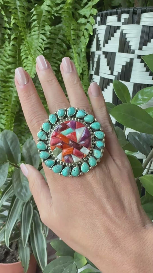 Tonya June Rafael - Cobblestone Turquoise Ring